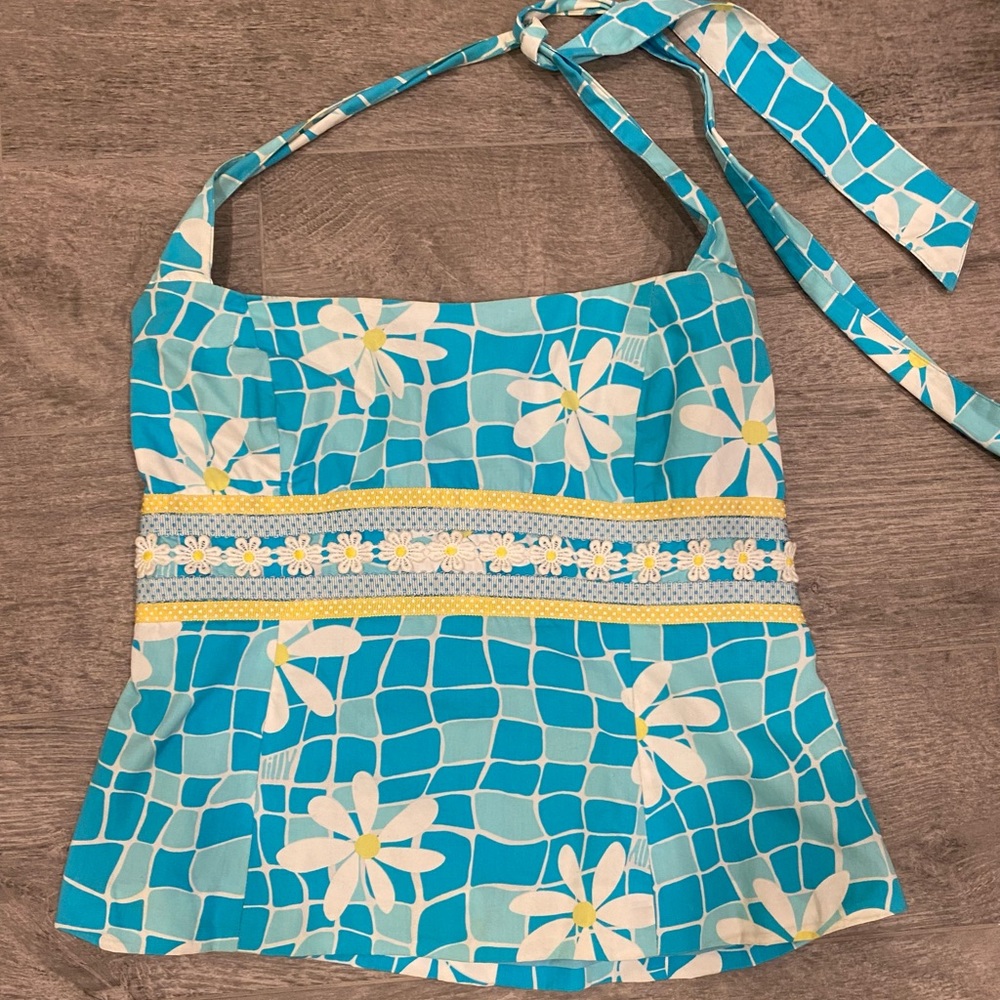 Lilly Pulitzer halter top, size 6